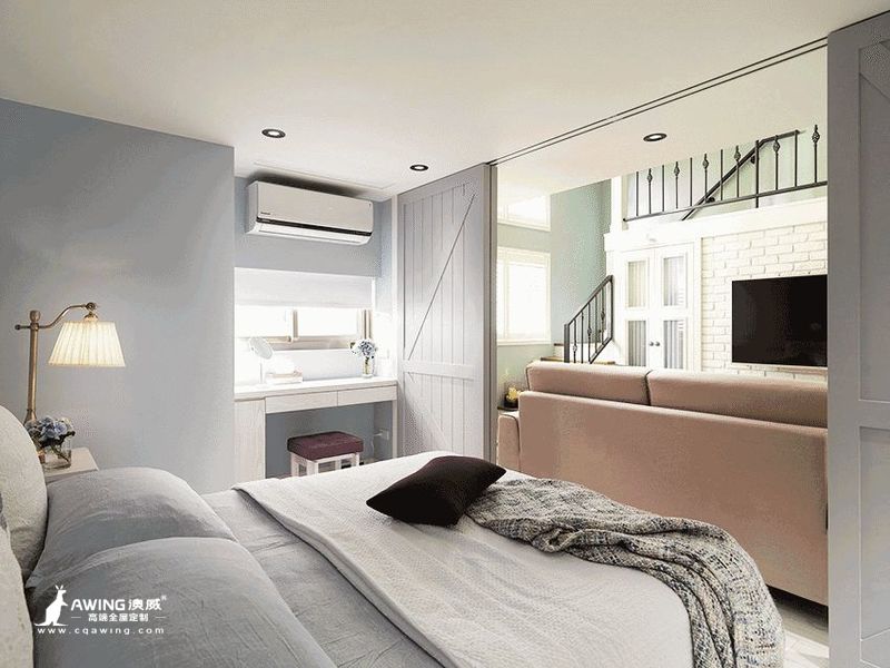 澳威全屋定制:谷仓门